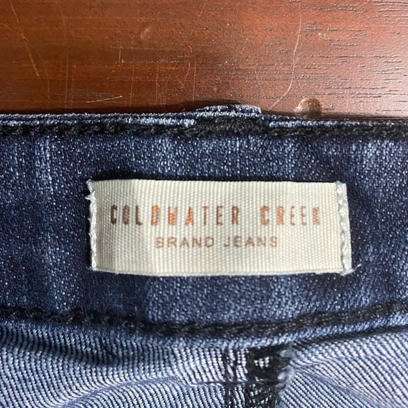 Coldwater Creek Jeans Womens Plus Size 16 Medium Wash High Waisted Straight Leg - Picture 3 of 10